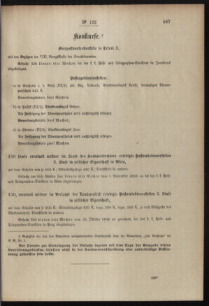 Post- und Telegraphen-Verordnungsblatt für das Verwaltungsgebiet des K.-K. Handelsministeriums 19081030 Seite: 3