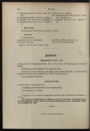 Post- und Telegraphen-Verordnungsblatt für das Verwaltungsgebiet des K.-K. Handelsministeriums 19081105 Seite: 4