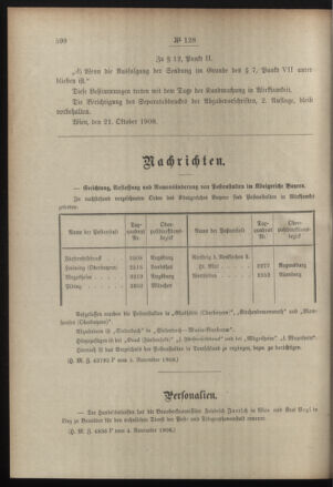 Post- und Telegraphen-Verordnungsblatt für das Verwaltungsgebiet des K.-K. Handelsministeriums 19081110 Seite: 2