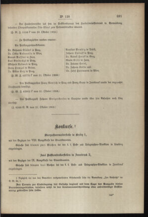 Post- und Telegraphen-Verordnungsblatt für das Verwaltungsgebiet des K.-K. Handelsministeriums 19081110 Seite: 3