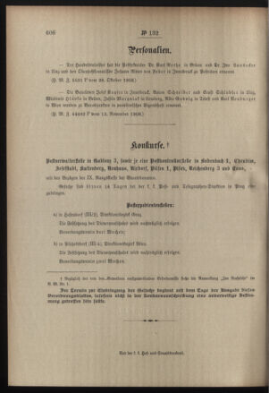 Post- und Telegraphen-Verordnungsblatt für das Verwaltungsgebiet des K.-K. Handelsministeriums 19081120 Seite: 4