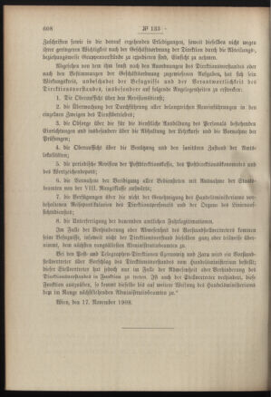 Post- und Telegraphen-Verordnungsblatt für das Verwaltungsgebiet des K.-K. Handelsministeriums 19081120 Seite: 6