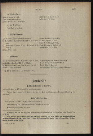 Post- und Telegraphen-Verordnungsblatt für das Verwaltungsgebiet des K.-K. Handelsministeriums 19081123 Seite: 5