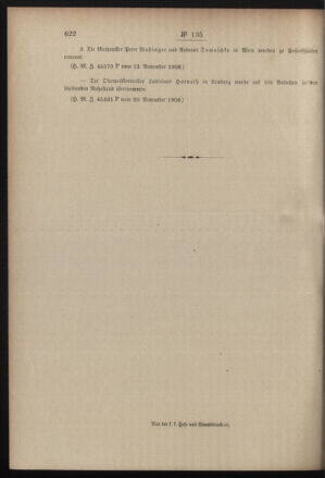 Post- und Telegraphen-Verordnungsblatt für das Verwaltungsgebiet des K.-K. Handelsministeriums 19081124 Seite: 6