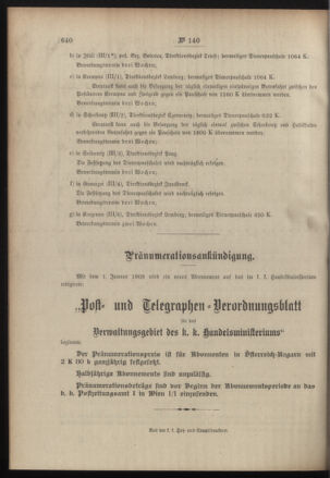 Post- und Telegraphen-Verordnungsblatt für das Verwaltungsgebiet des K.-K. Handelsministeriums 19081209 Seite: 4