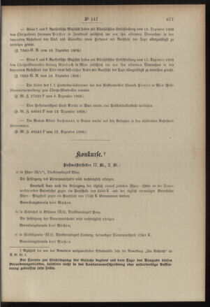 Post- und Telegraphen-Verordnungsblatt für das Verwaltungsgebiet des K.-K. Handelsministeriums 19081224 Seite: 7