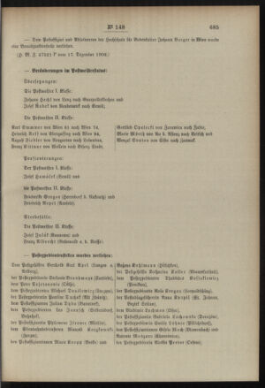 Post- und Telegraphen-Verordnungsblatt für das Verwaltungsgebiet des K.-K. Handelsministeriums 19081231 Seite: 7