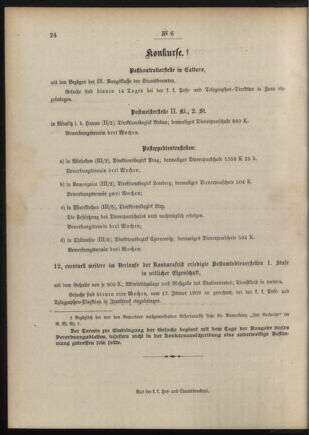 Post- und Telegraphen-Verordnungsblatt für das Verwaltungsgebiet des K.-K. Handelsministeriums 19090113 Seite: 4