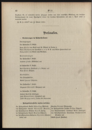 Post- und Telegraphen-Verordnungsblatt für das Verwaltungsgebiet des K.-K. Handelsministeriums 19090125 Seite: 2