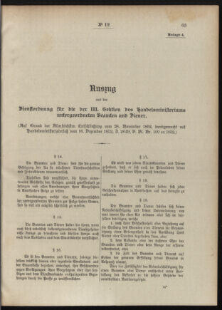 Post- und Telegraphen-Verordnungsblatt für das Verwaltungsgebiet des K.-K. Handelsministeriums 19090126 Seite: 19