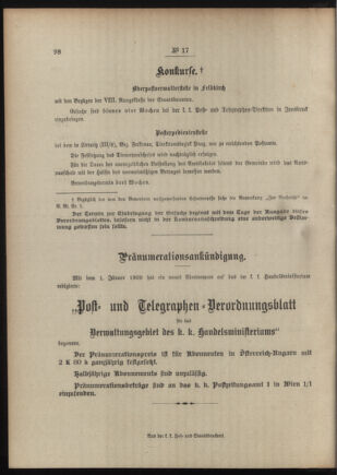 Post- und Telegraphen-Verordnungsblatt für das Verwaltungsgebiet des K.-K. Handelsministeriums 19090203 Seite: 4