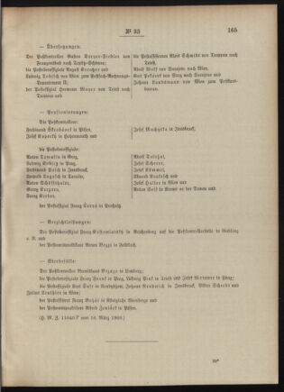 Post- und Telegraphen-Verordnungsblatt für das Verwaltungsgebiet des K.-K. Handelsministeriums 19090322 Seite: 3