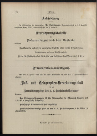 Post- und Telegraphen-Verordnungsblatt für das Verwaltungsgebiet des K.-K. Handelsministeriums 19090331 Seite: 4