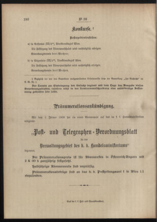 Post- und Telegraphen-Verordnungsblatt für das Verwaltungsgebiet des K.-K. Handelsministeriums 19090407 Seite: 4