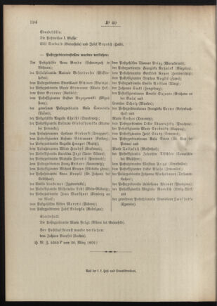 Post- und Telegraphen-Verordnungsblatt für das Verwaltungsgebiet des K.-K. Handelsministeriums 19090408 Seite: 4