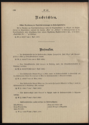 Post- und Telegraphen-Verordnungsblatt für das Verwaltungsgebiet des K.-K. Handelsministeriums 19090415 Seite: 2