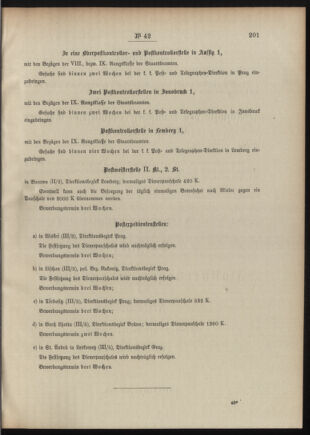 Post- und Telegraphen-Verordnungsblatt für das Verwaltungsgebiet des K.-K. Handelsministeriums 19090421 Seite: 3