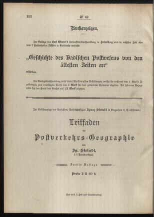 Post- und Telegraphen-Verordnungsblatt für das Verwaltungsgebiet des K.-K. Handelsministeriums 19090421 Seite: 4