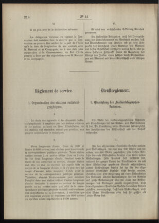 Post- und Telegraphen-Verordnungsblatt für das Verwaltungsgebiet des K.-K. Handelsministeriums 19090424 Seite: 10