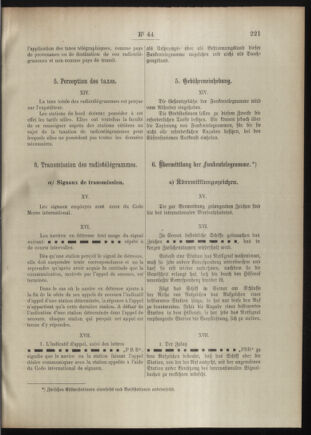 Post- und Telegraphen-Verordnungsblatt für das Verwaltungsgebiet des K.-K. Handelsministeriums 19090424 Seite: 15