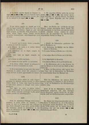 Post- und Telegraphen-Verordnungsblatt für das Verwaltungsgebiet des K.-K. Handelsministeriums 19090424 Seite: 17