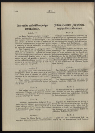 Post- und Telegraphen-Verordnungsblatt für das Verwaltungsgebiet des K.-K. Handelsministeriums 19090424 Seite: 2