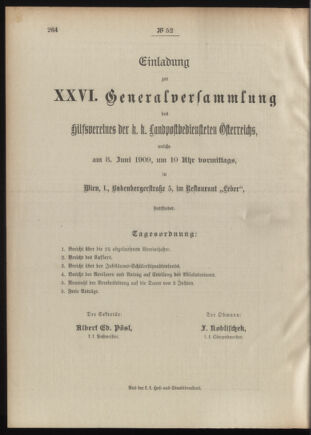 Post- und Telegraphen-Verordnungsblatt für das Verwaltungsgebiet des K.-K. Handelsministeriums 19090517 Seite: 4