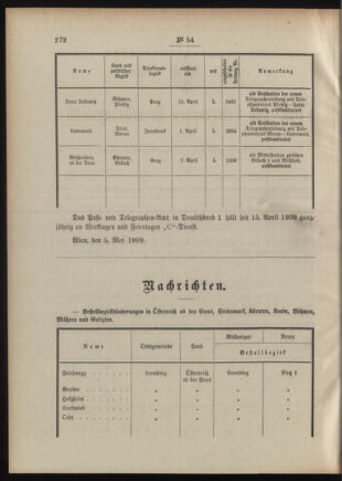 Post- und Telegraphen-Verordnungsblatt für das Verwaltungsgebiet des K.-K. Handelsministeriums 19090519 Seite: 2