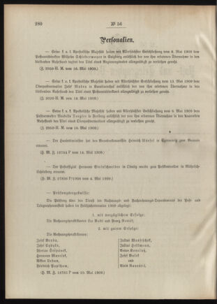 Post- und Telegraphen-Verordnungsblatt für das Verwaltungsgebiet des K.-K. Handelsministeriums 19090525 Seite: 2