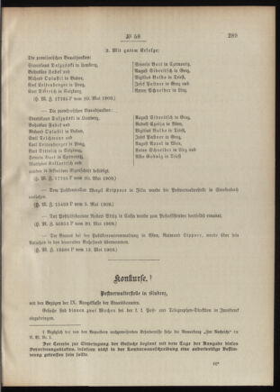 Post- und Telegraphen-Verordnungsblatt für das Verwaltungsgebiet des K.-K. Handelsministeriums 19090602 Seite: 3