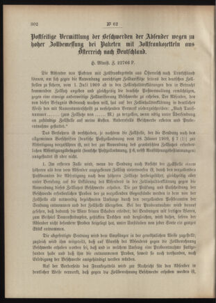 Post- und Telegraphen-Verordnungsblatt für das Verwaltungsgebiet des K.-K. Handelsministeriums 19090614 Seite: 2