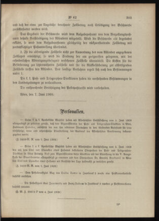 Post- und Telegraphen-Verordnungsblatt für das Verwaltungsgebiet des K.-K. Handelsministeriums 19090614 Seite: 3