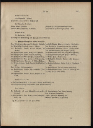 Post- und Telegraphen-Verordnungsblatt für das Verwaltungsgebiet des K.-K. Handelsministeriums 19090703 Seite: 3