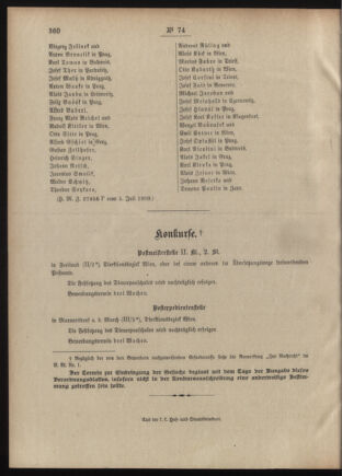 Post- und Telegraphen-Verordnungsblatt für das Verwaltungsgebiet des K.-K. Handelsministeriums 19090713 Seite: 4