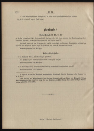 Post- und Telegraphen-Verordnungsblatt für das Verwaltungsgebiet des K.-K. Handelsministeriums 19090719 Seite: 4