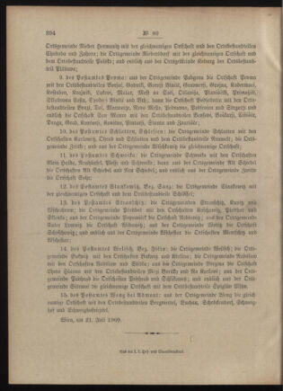 Post- und Telegraphen-Verordnungsblatt für das Verwaltungsgebiet des K.-K. Handelsministeriums 19090726 Seite: 4