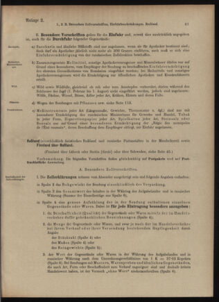 Post- und Telegraphen-Verordnungsblatt für das Verwaltungsgebiet des K.-K. Handelsministeriums 19090729 Seite: 9