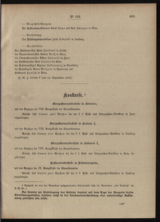 Post- und Telegraphen-Verordnungsblatt für das Verwaltungsgebiet des K.-K. Handelsministeriums 19090921 Seite: 3