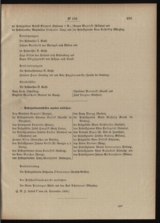 Post- und Telegraphen-Verordnungsblatt für das Verwaltungsgebiet des K.-K. Handelsministeriums 19091001 Seite: 3