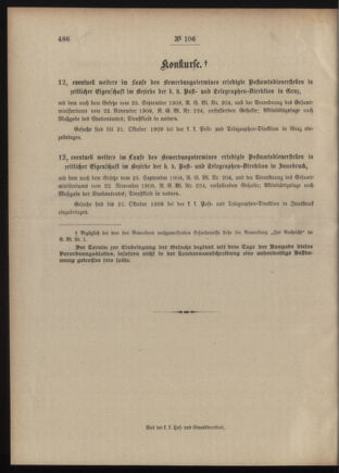 Post- und Telegraphen-Verordnungsblatt für das Verwaltungsgebiet des K.-K. Handelsministeriums 19091001 Seite: 4