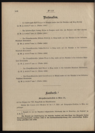 Post- und Telegraphen-Verordnungsblatt für das Verwaltungsgebiet des K.-K. Handelsministeriums 19091018 Seite: 2