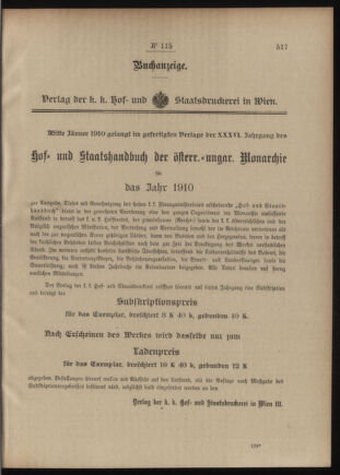 Post- und Telegraphen-Verordnungsblatt für das Verwaltungsgebiet des K.-K. Handelsministeriums 19091022 Seite: 3