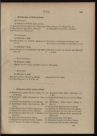 Post- und Telegraphen-Verordnungsblatt für das Verwaltungsgebiet des K.-K. Handelsministeriums 19091111 Seite: 3