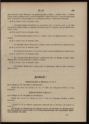 Post- und Telegraphen-Verordnungsblatt für das Verwaltungsgebiet des K.-K. Handelsministeriums 19091124 Seite: 3