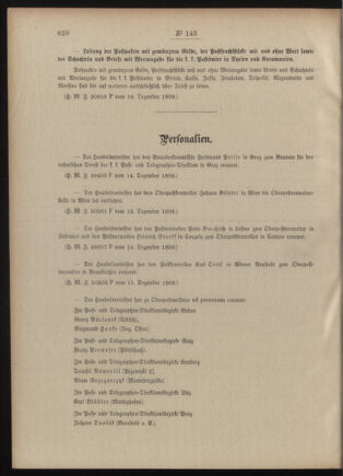 Post- und Telegraphen-Verordnungsblatt für das Verwaltungsgebiet des K.-K. Handelsministeriums 19091222 Seite: 2