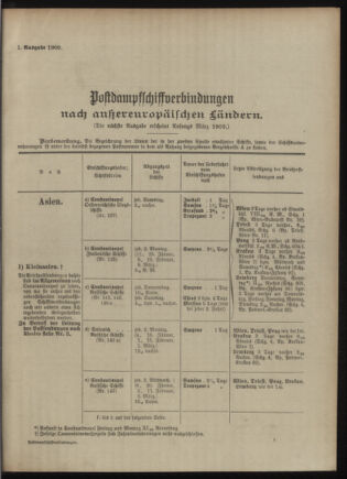 Post- und Telegraphen-Verordnungsblatt für das Verwaltungsgebiet des K.-K. Handelsministeriums 1909bl04 Seite: 1