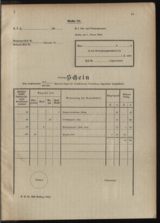 Post- und Telegraphen-Verordnungsblatt für das Verwaltungsgebiet des K.-K. Handelsministeriums 1909bl04 Seite: 235