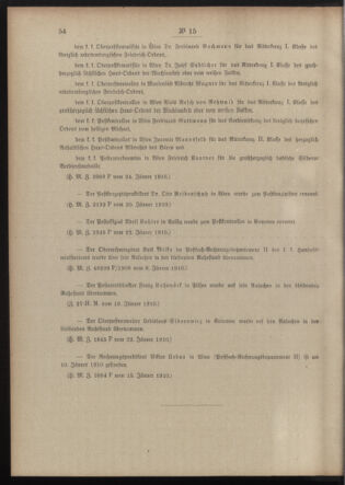 Post- und Telegraphen-Verordnungsblatt für das Verwaltungsgebiet des K.-K. Handelsministeriums 19100128 Seite: 2