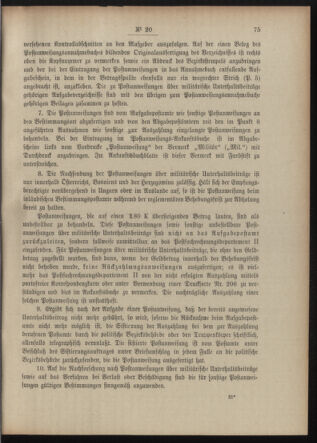 Post- und Telegraphen-Verordnungsblatt für das Verwaltungsgebiet des K.-K. Handelsministeriums 19100208 Seite: 3