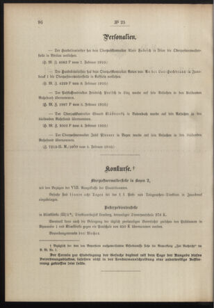 Post- und Telegraphen-Verordnungsblatt für das Verwaltungsgebiet des K.-K. Handelsministeriums 19100215 Seite: 2